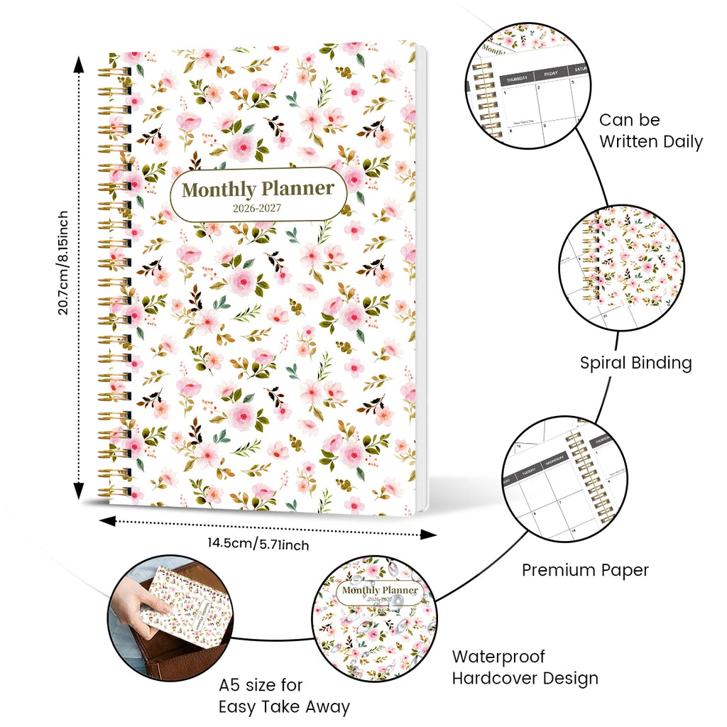 Jan 2026 to Dec 2027 A5 Planner