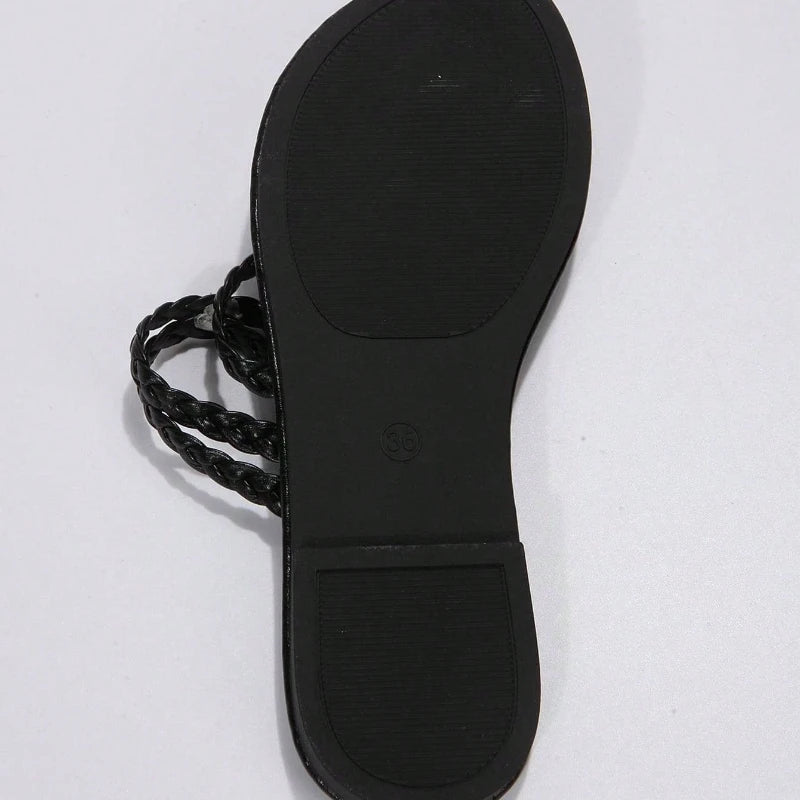 Strappy Slide On Sandals