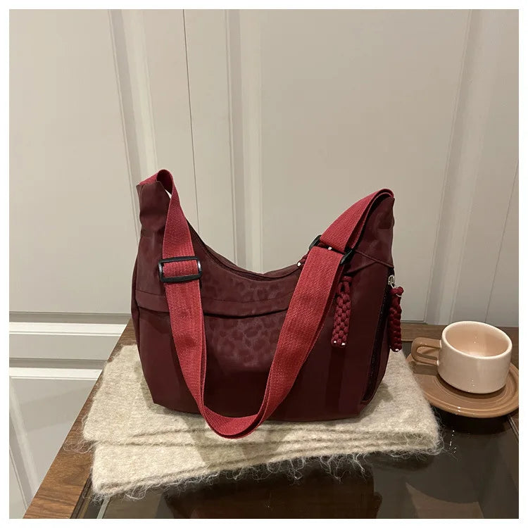 Leopard Soft Leather Handbag