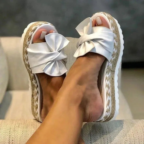 Bowknot Platform Sandals