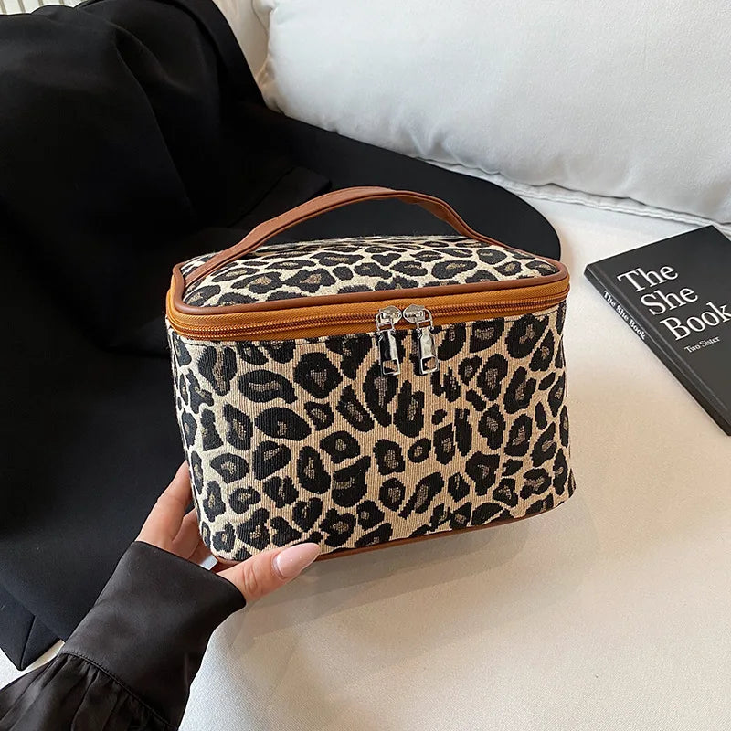 Leopard Cosmetic Bag