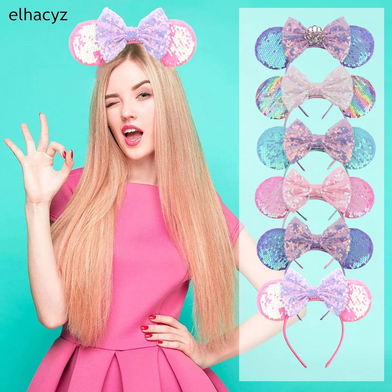 Sparkly Mouse Ears Headband