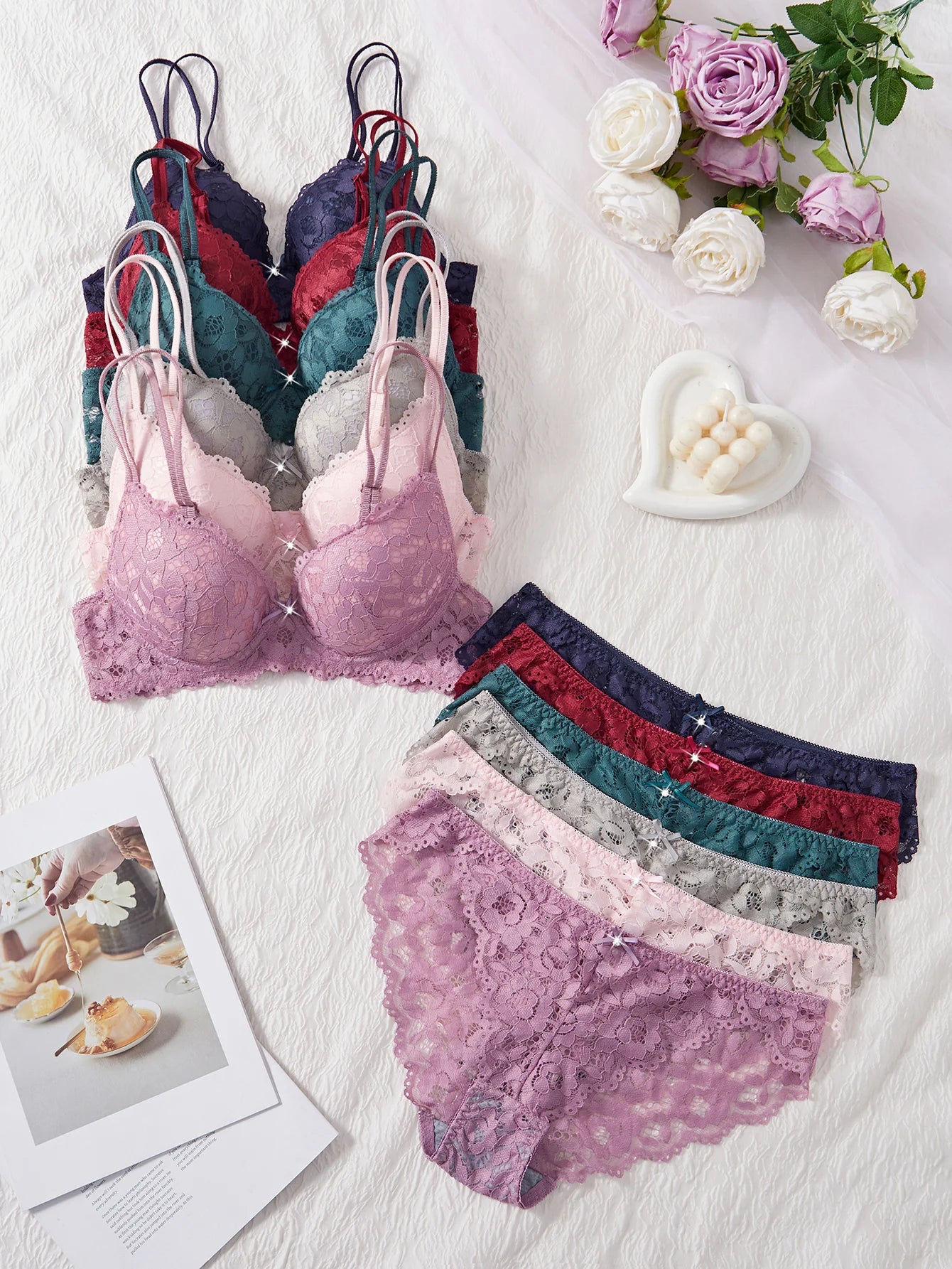 6-Piece Bra and Panties Set
