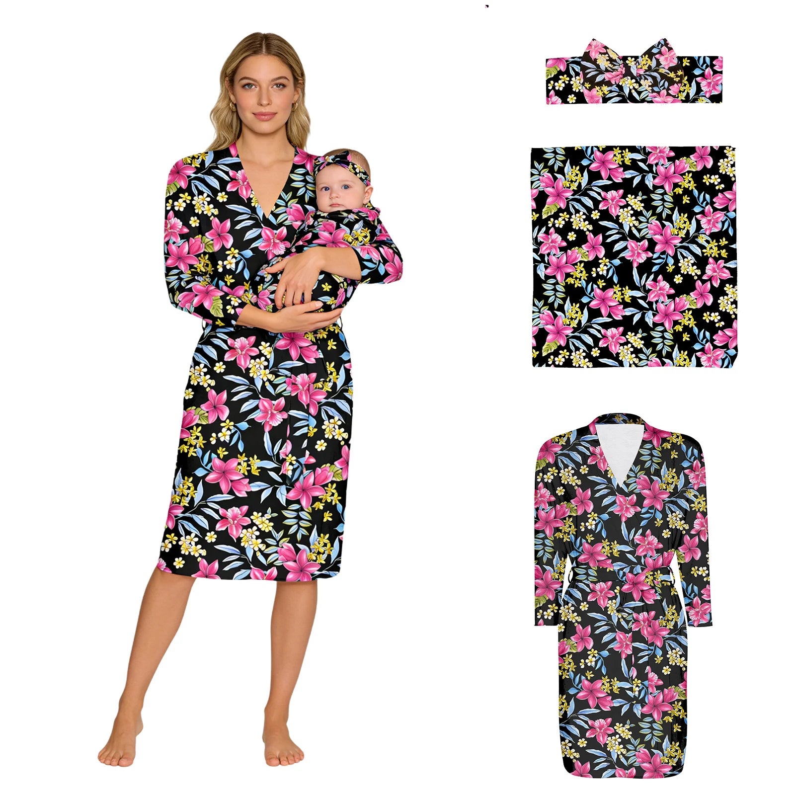 Delivery Robe & Swaddle Set