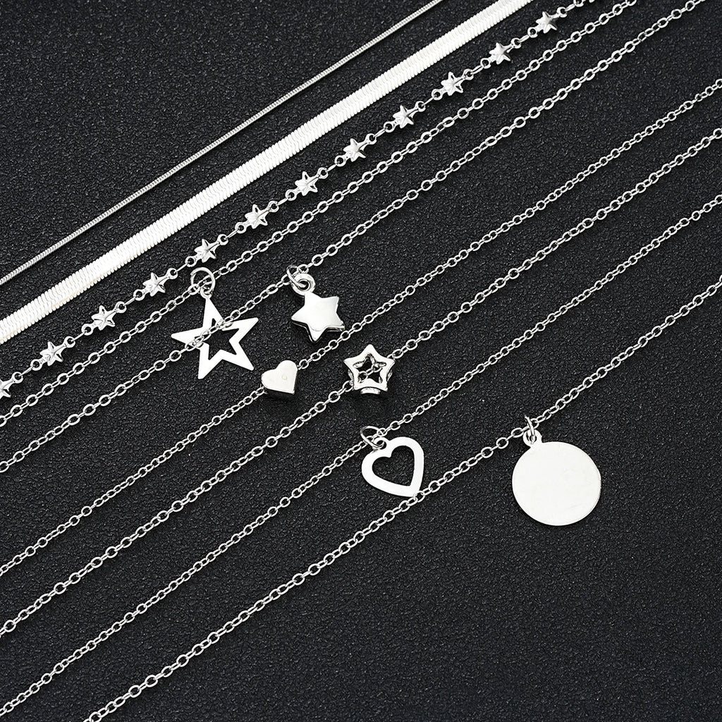 Necklace Set(9Pcs)