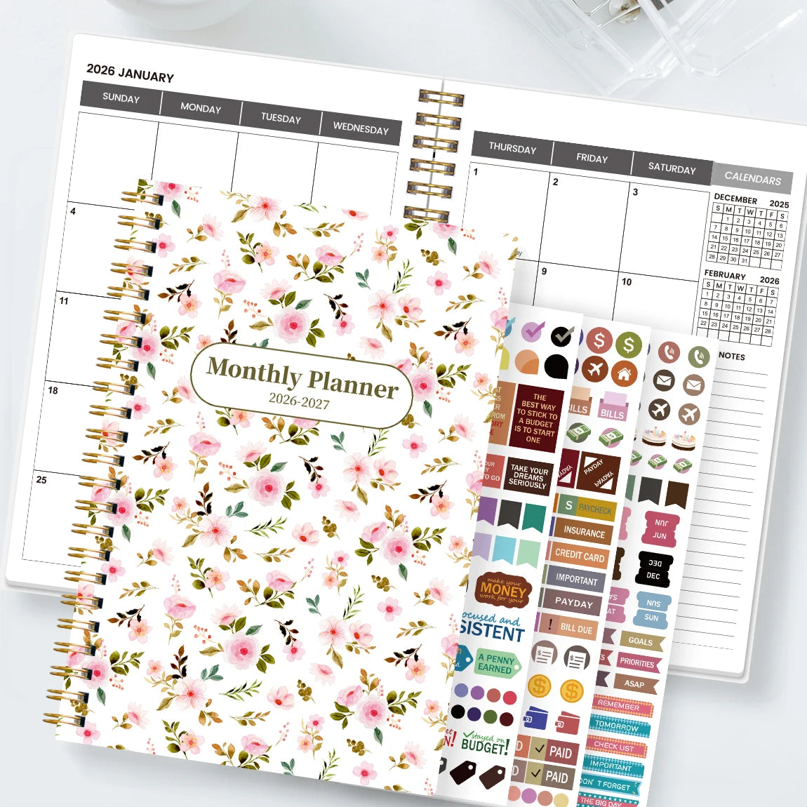 Jan 2026 to Dec 2027 A5 Planner