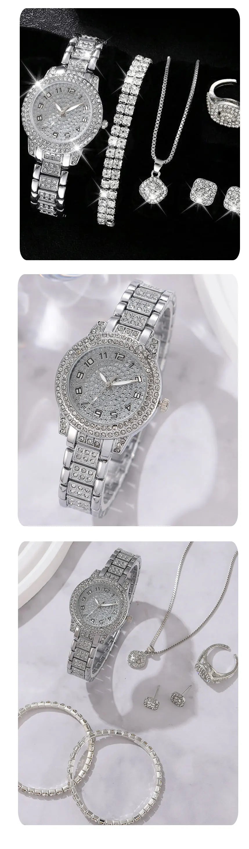6Pcs Alloy Jewelry Set