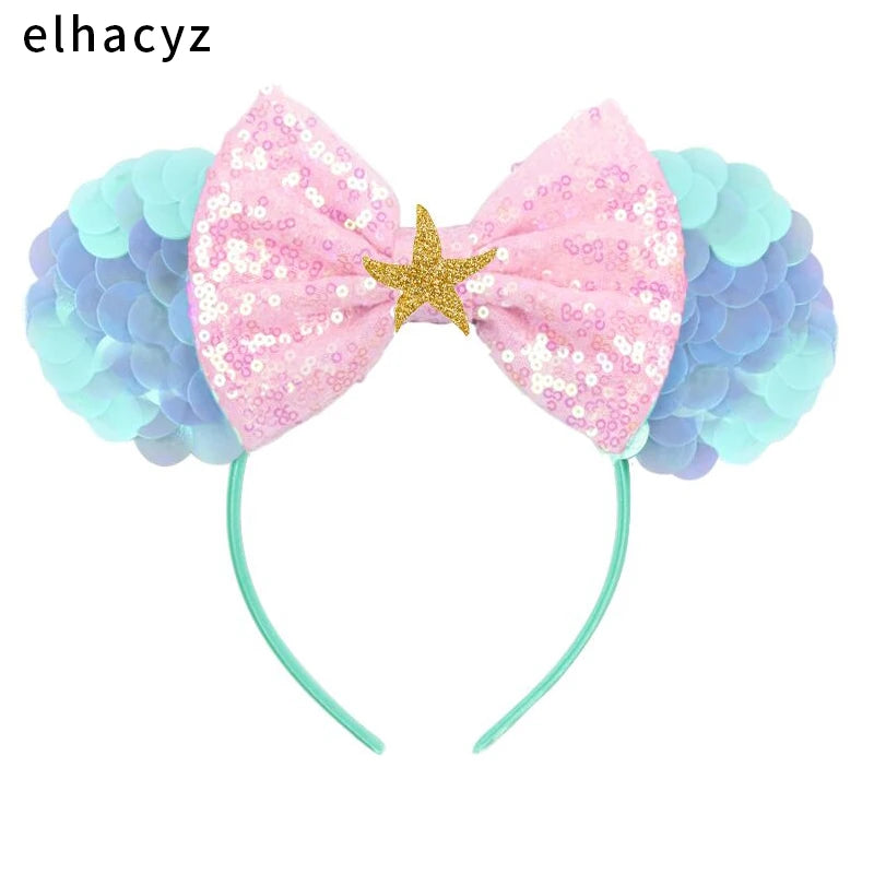 Sparkly Sequin Mouse Ears Headband