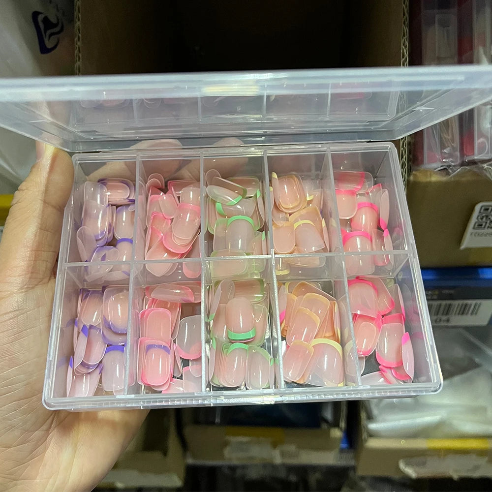 French Tip False Nails(120Pcs/240Pcs)