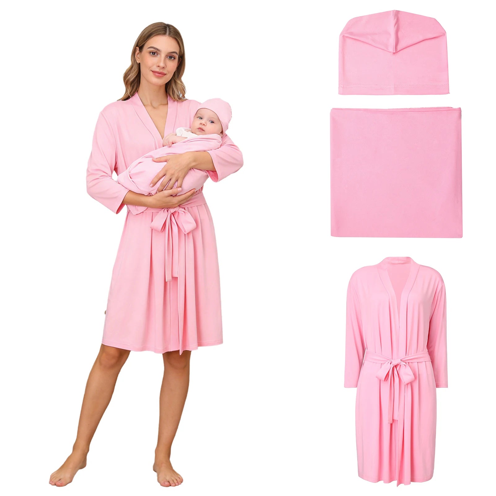 Delivery Robe & Swaddle Set