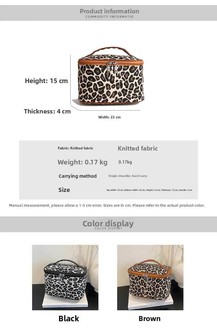 Leopard Cosmetic Bag