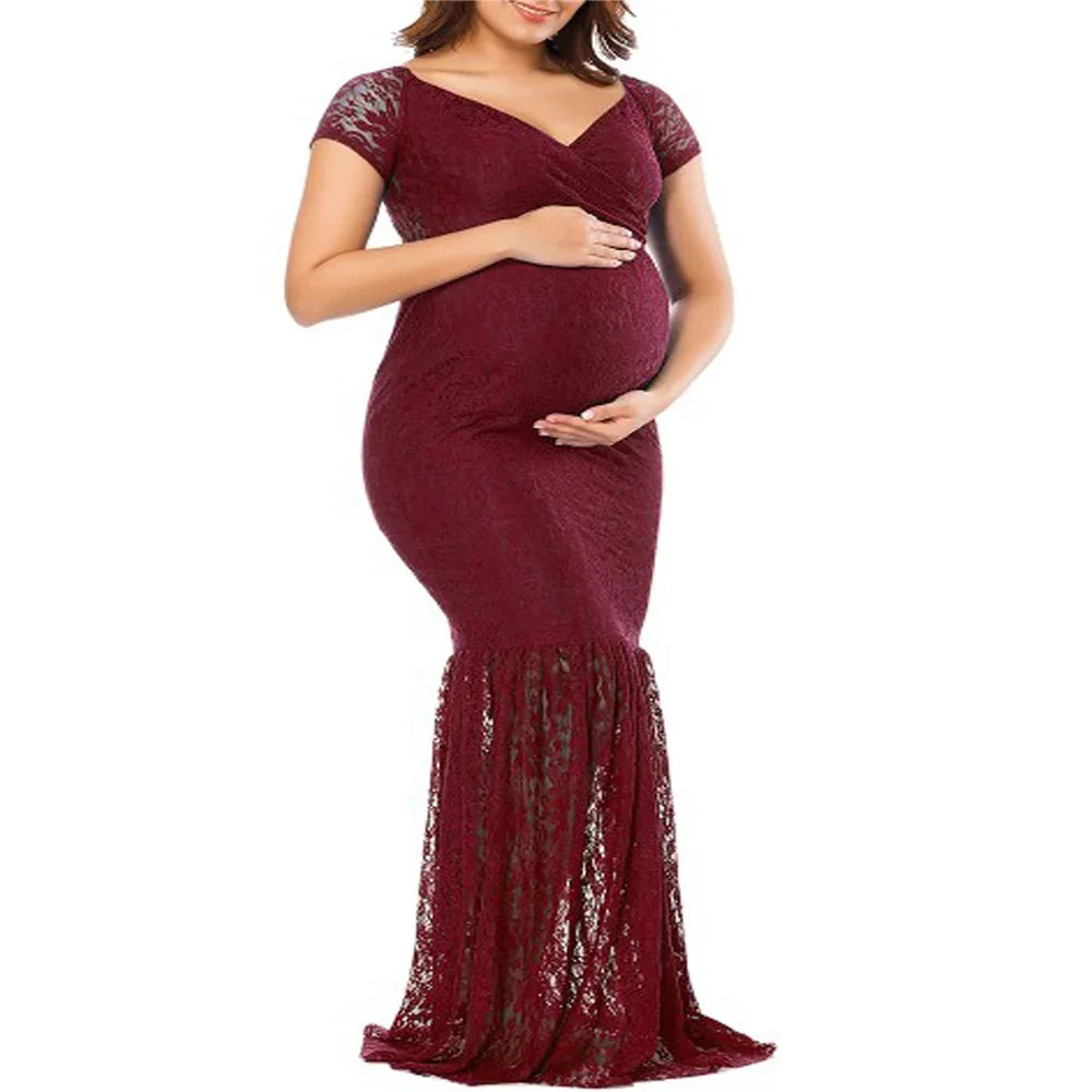 Lace Maternity Dress