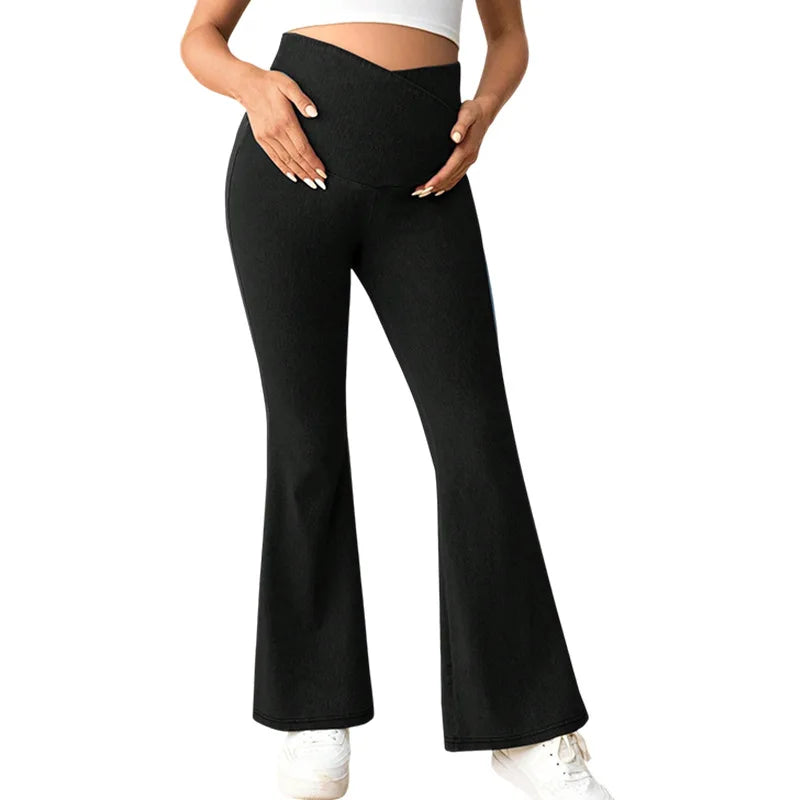 Flared Maternity Yoga Pants