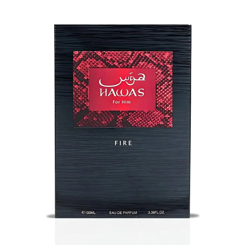 Rasasi Hawas Fire Eau De Parfum  3.4oz(100mL)