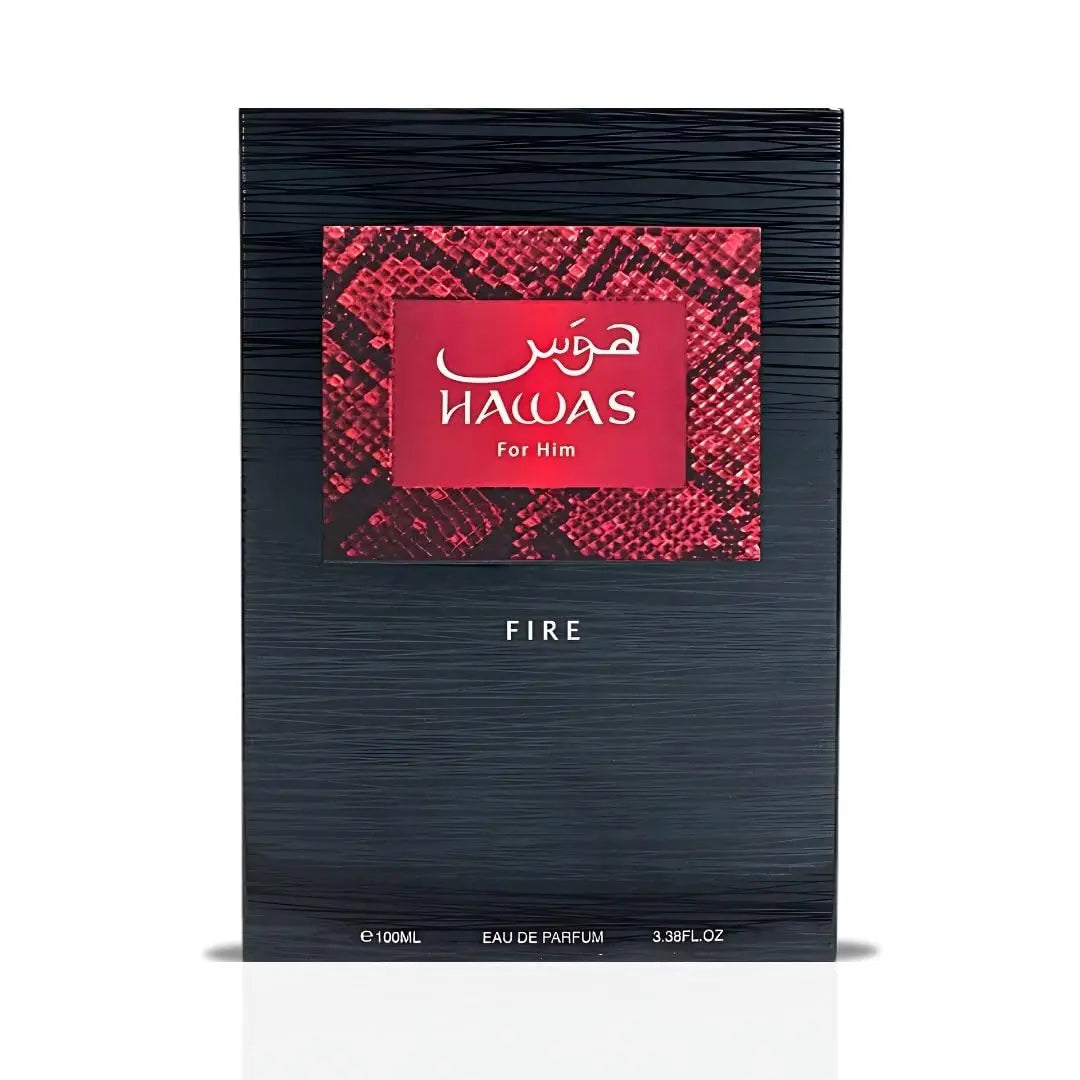 Rasasi Hawas Fire Eau De Parfum  3.4oz(100mL)