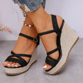 Strappy Wedge Sandals