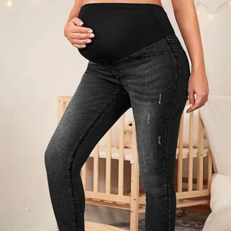 Ankle Length Maternity Jeans