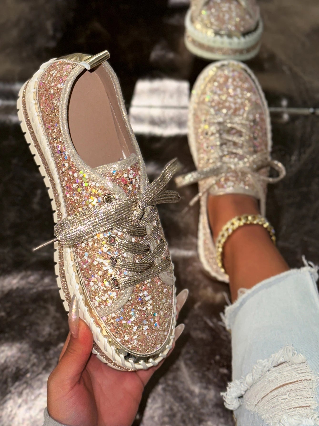 Sparkly Sneakers