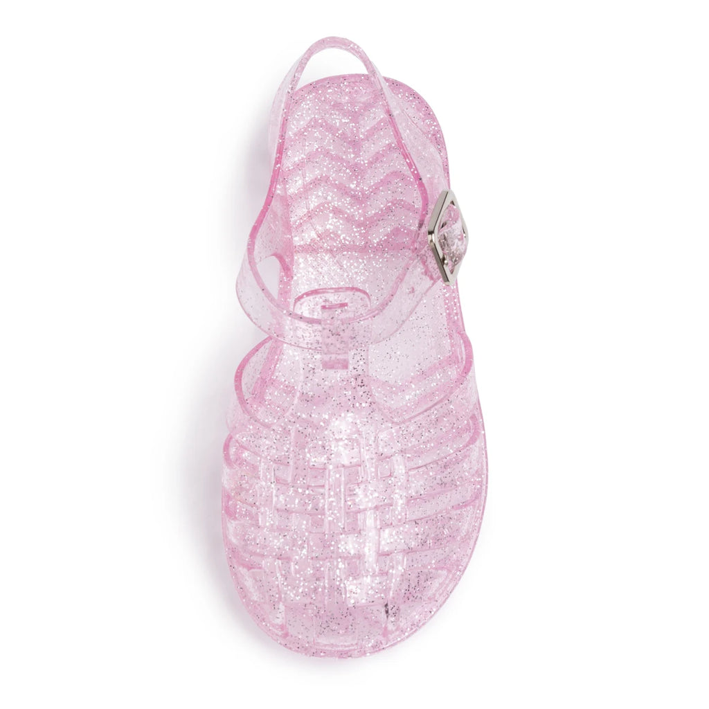Girls Glitter Jelly Sandals