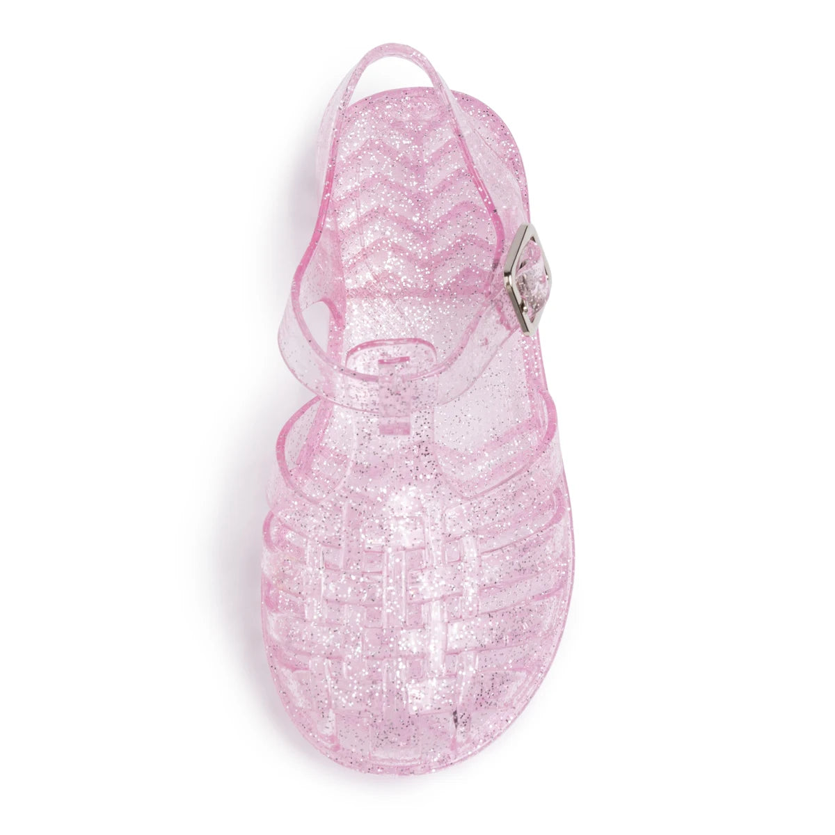 Girls Glitter Jelly Sandals
