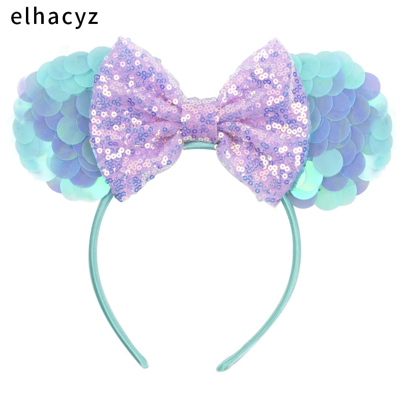 Sparkly Sequin Mouse Ears Headband