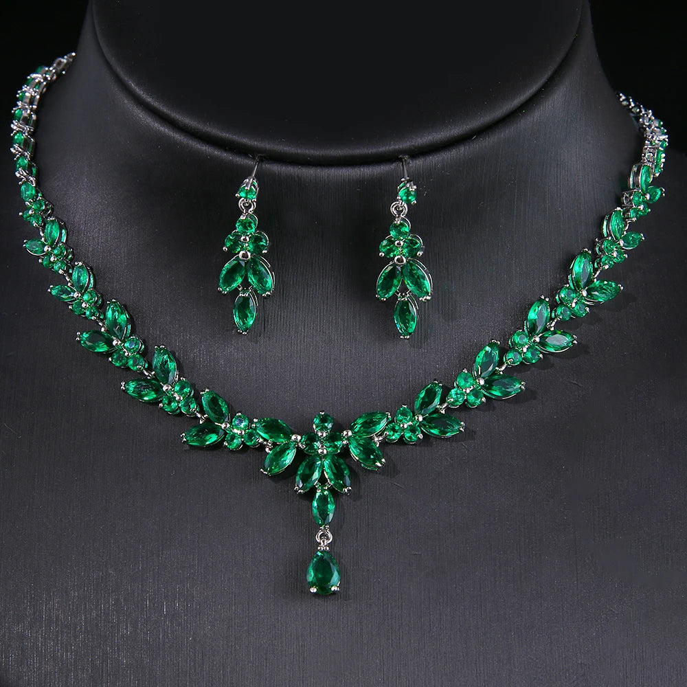 Cubic Zirconia 3Pcs Jewelry Set