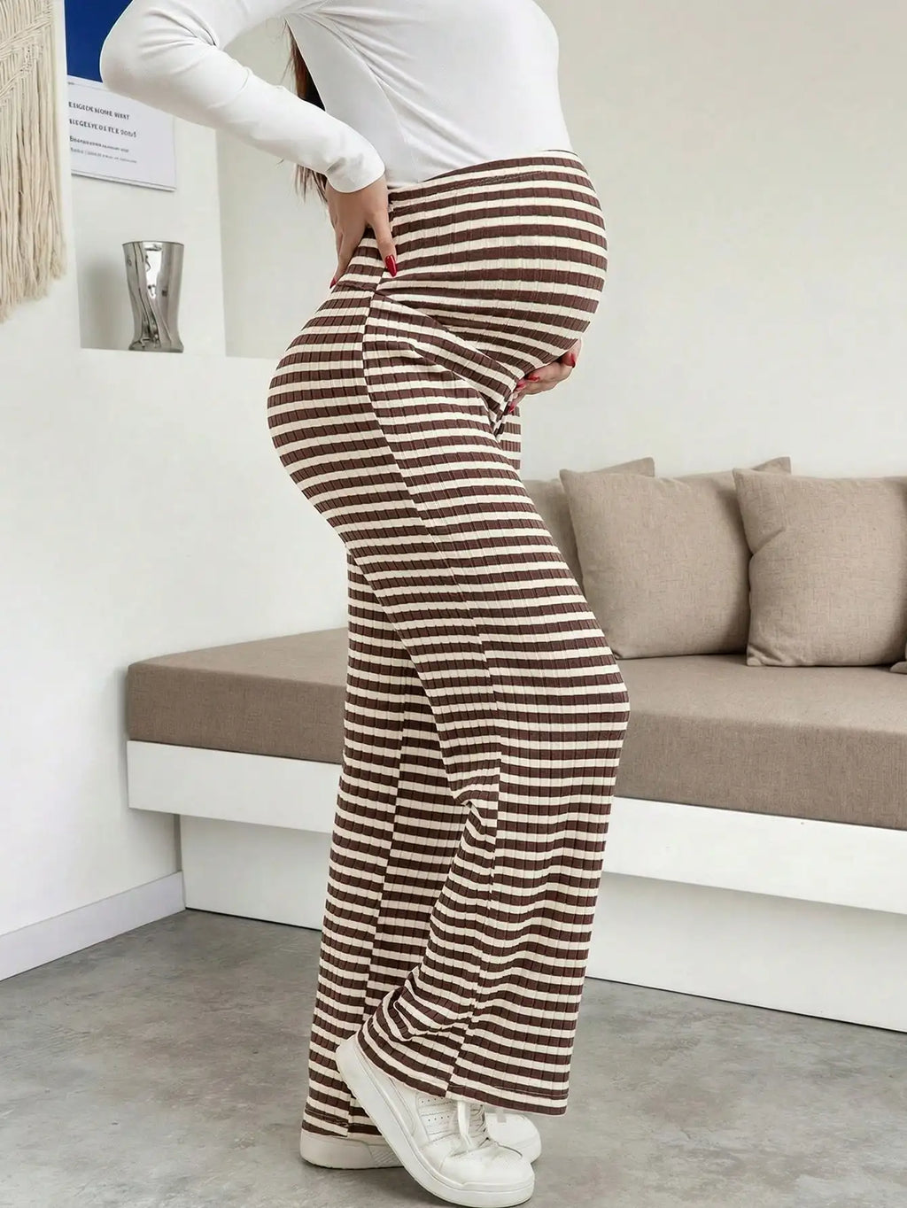Maternity Ribbed Lounge Pants