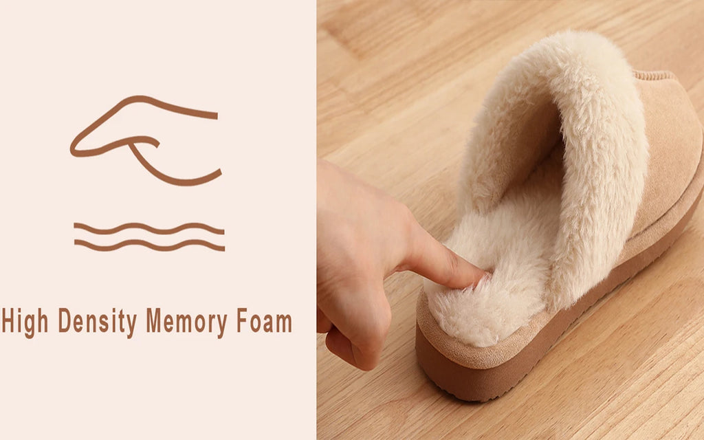 House Slippers with Fur