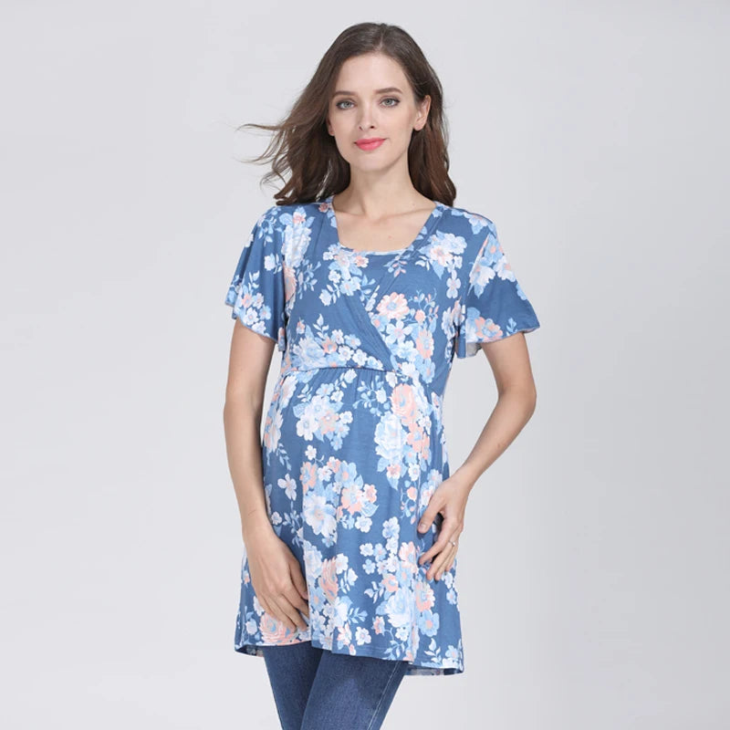 Floral Maternity/Nursing Top