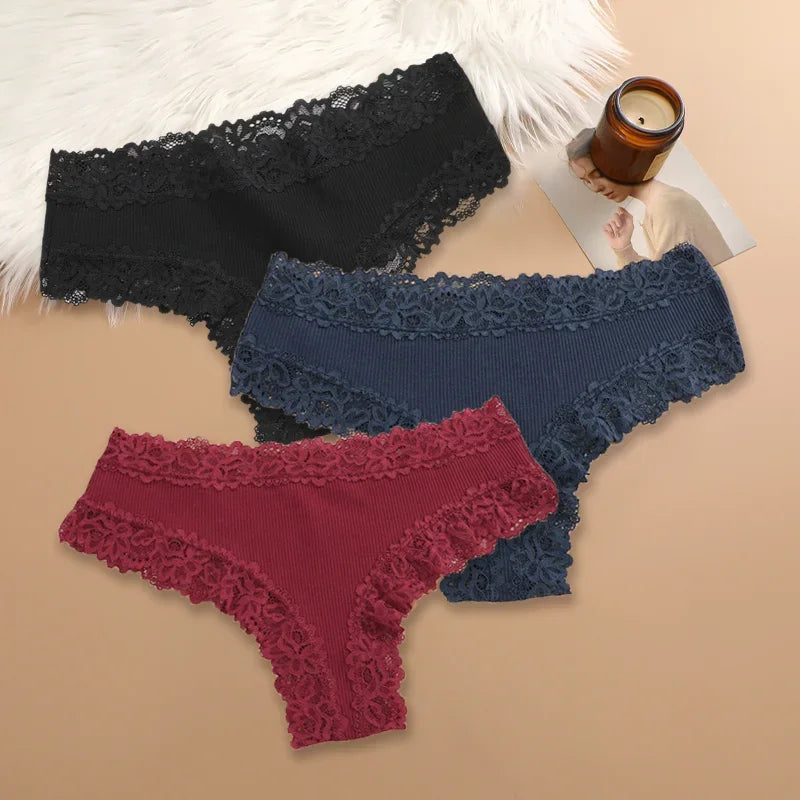 3-Piece Cotton Underwear Set