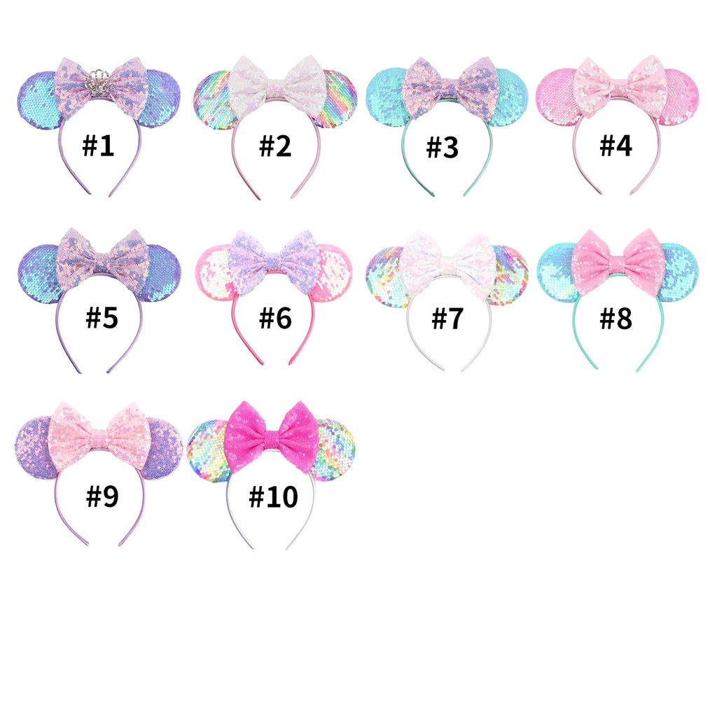 Sparkly Mouse Ears Headband