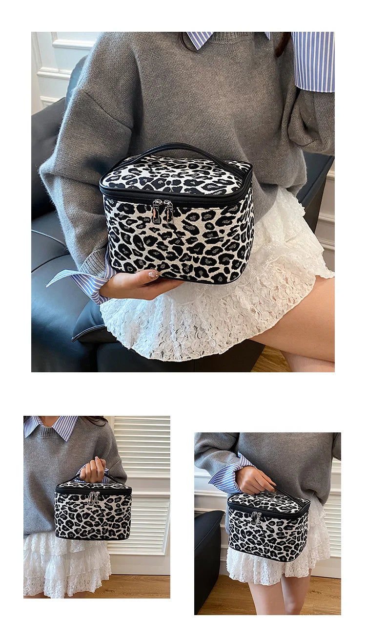 Leopard Cosmetic Bag