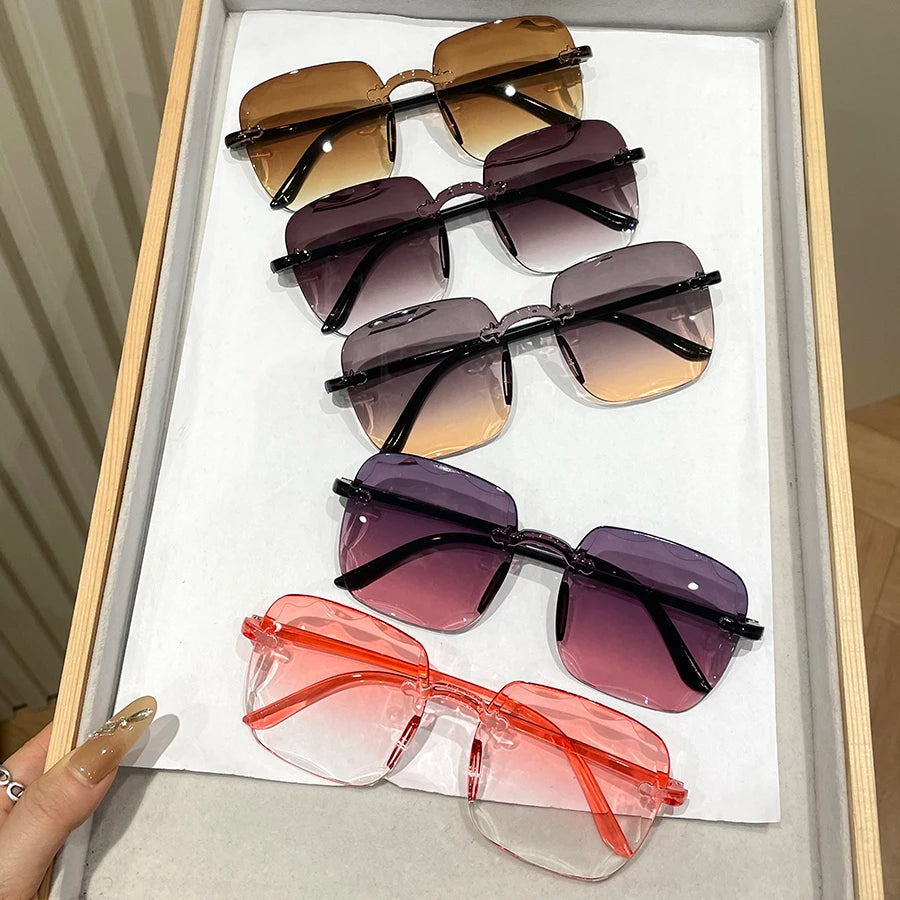 5pcs Square Sunglasses Set