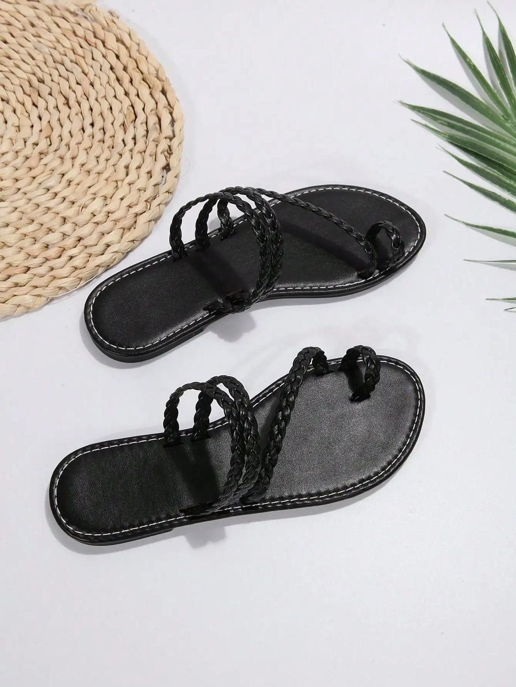 Strappy Slide On Sandals