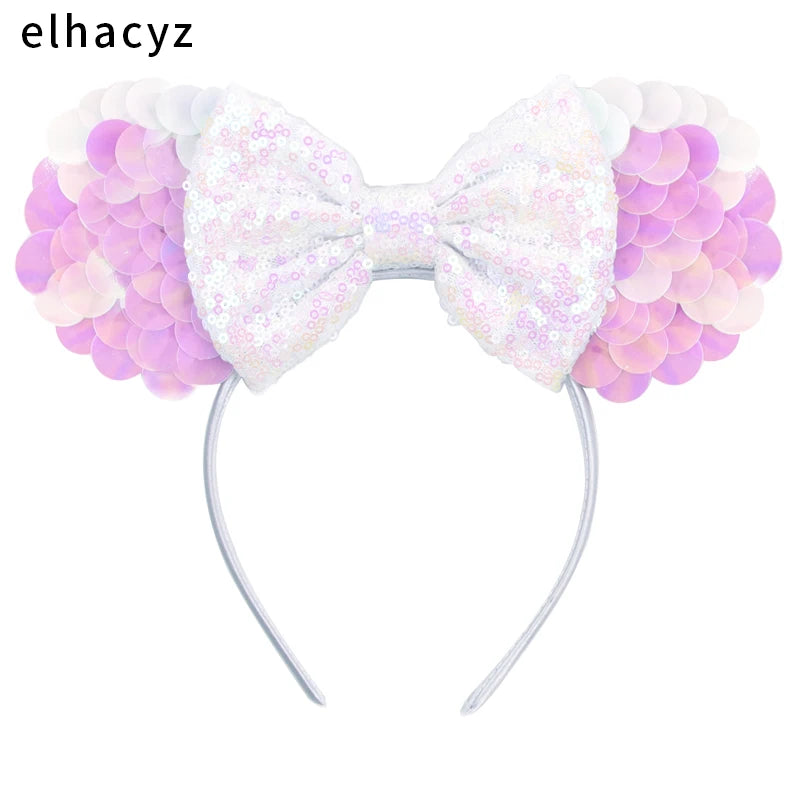 Sparkly Sequin Mouse Ears Headband