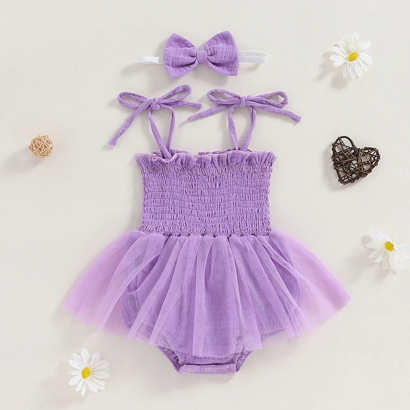 Tut Romper with Headband