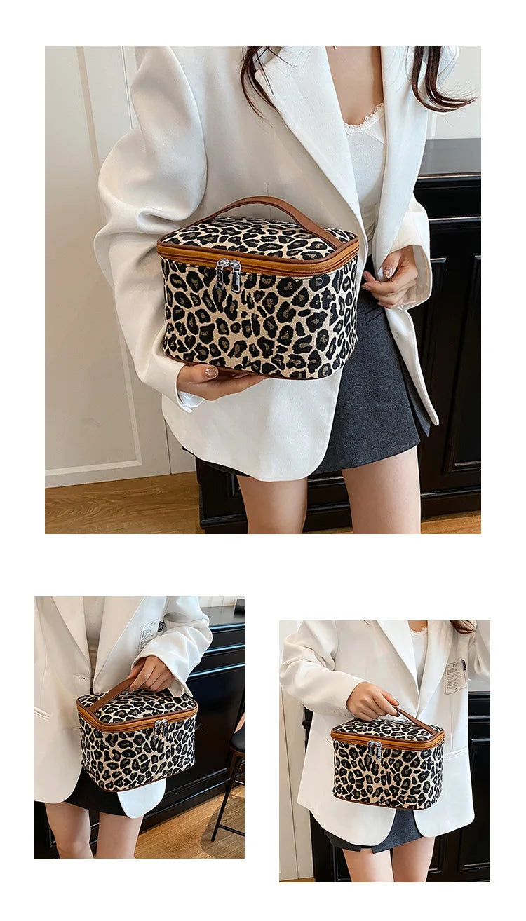 Leopard Cosmetic Bag