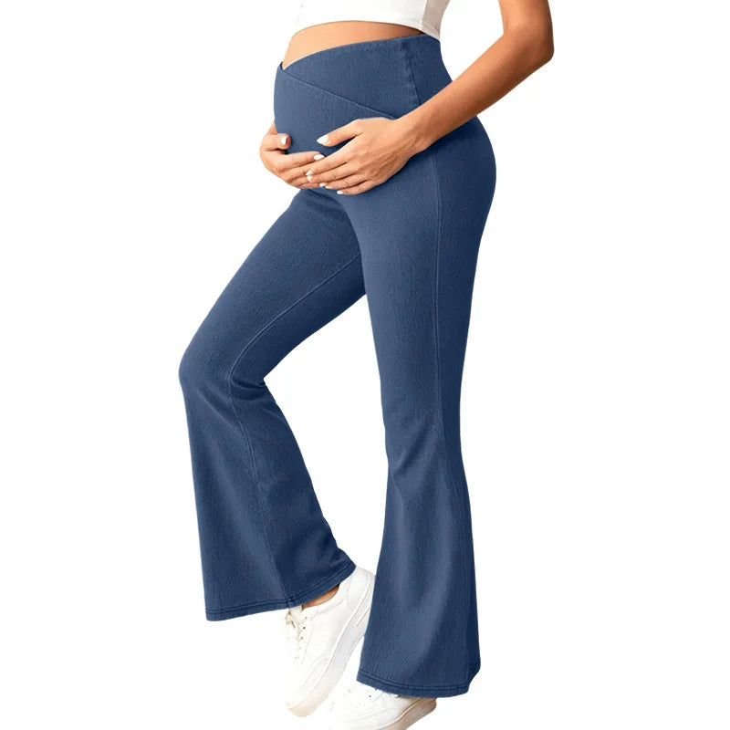 Flared Maternity Yoga Pants