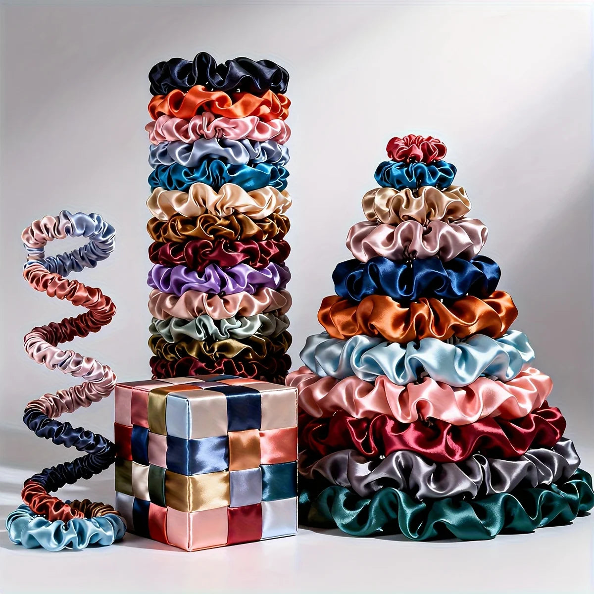19Pcs Scrunchie Set