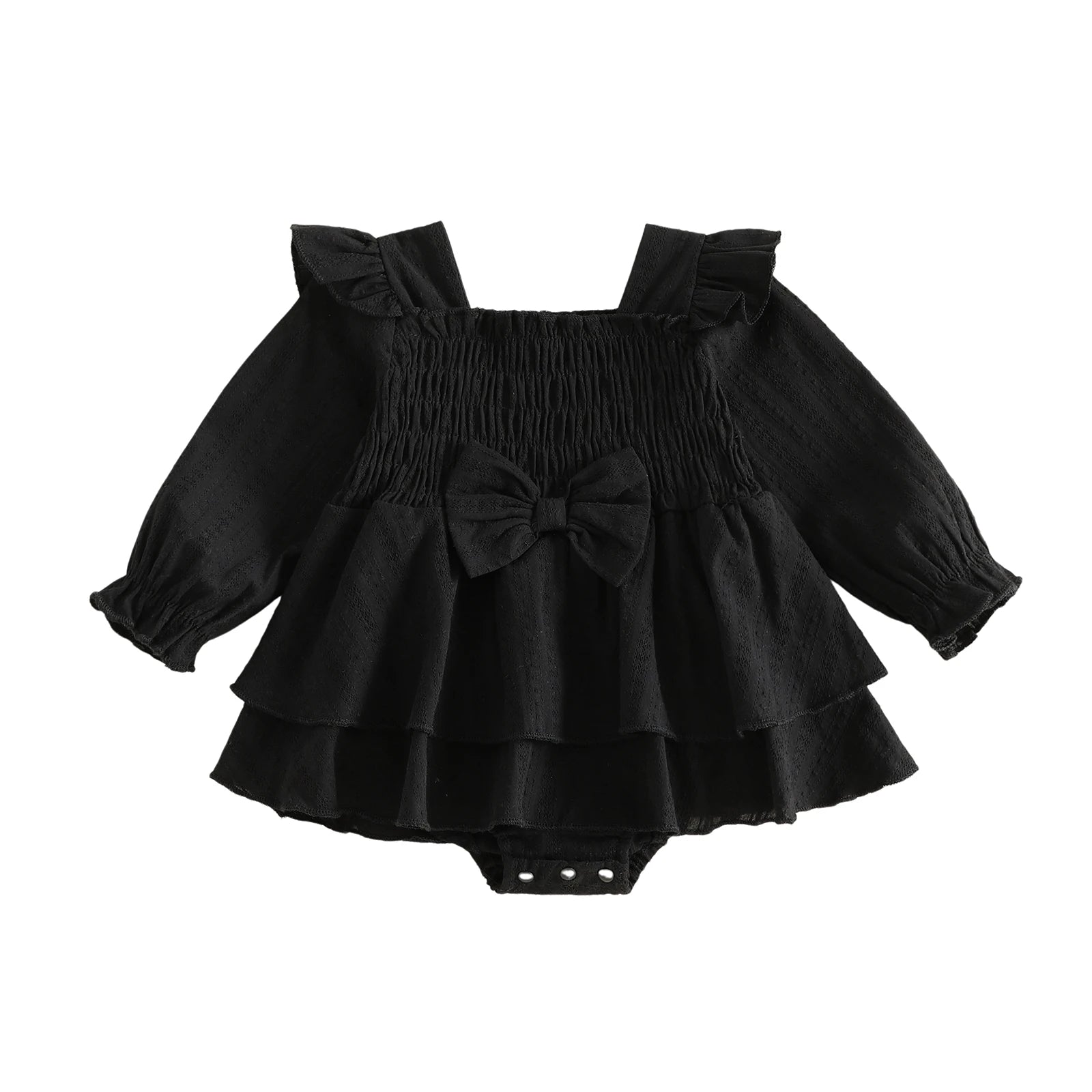 Ruffled Romper Dress