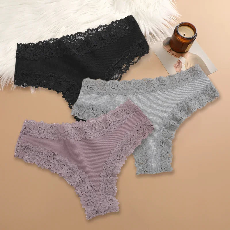 3-Piece Cotton Underwear Set