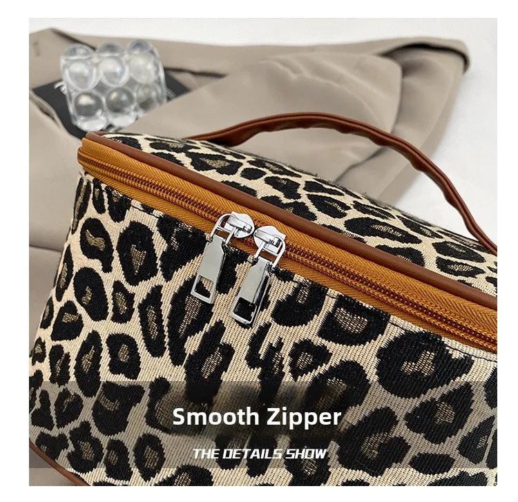 Leopard Cosmetic Bag