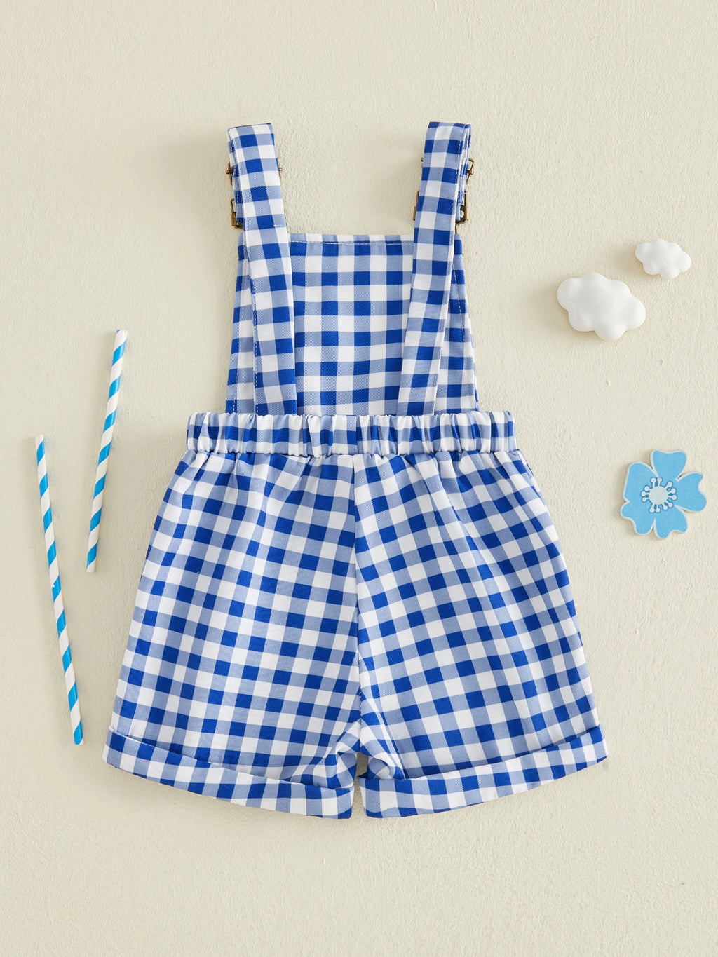 Plaid Overalls