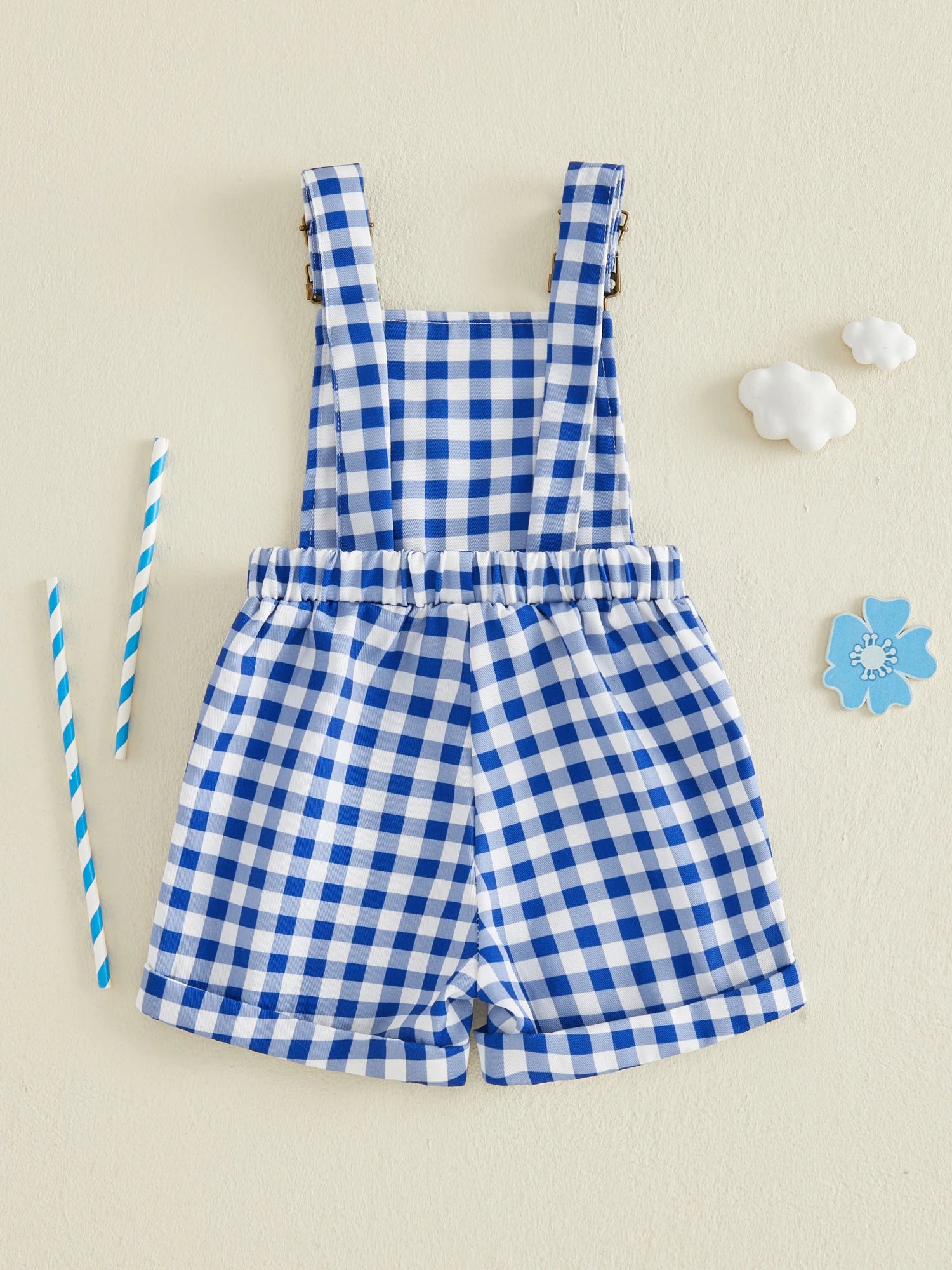 Plaid Overalls