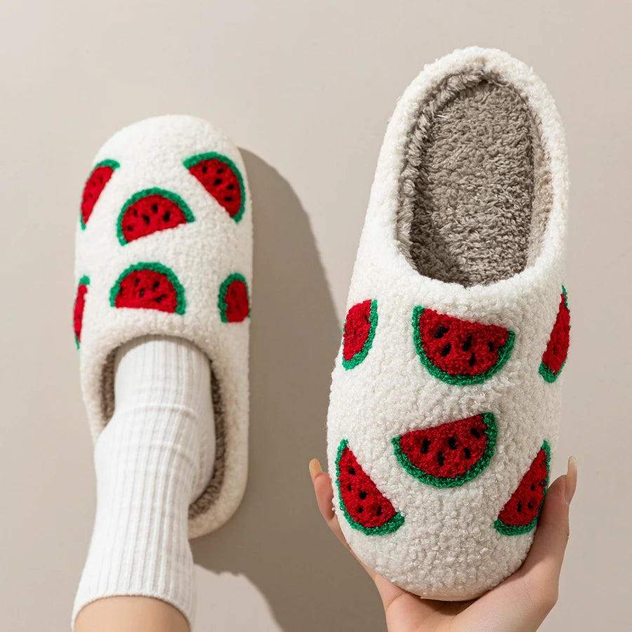 Fuzzy House Slippers