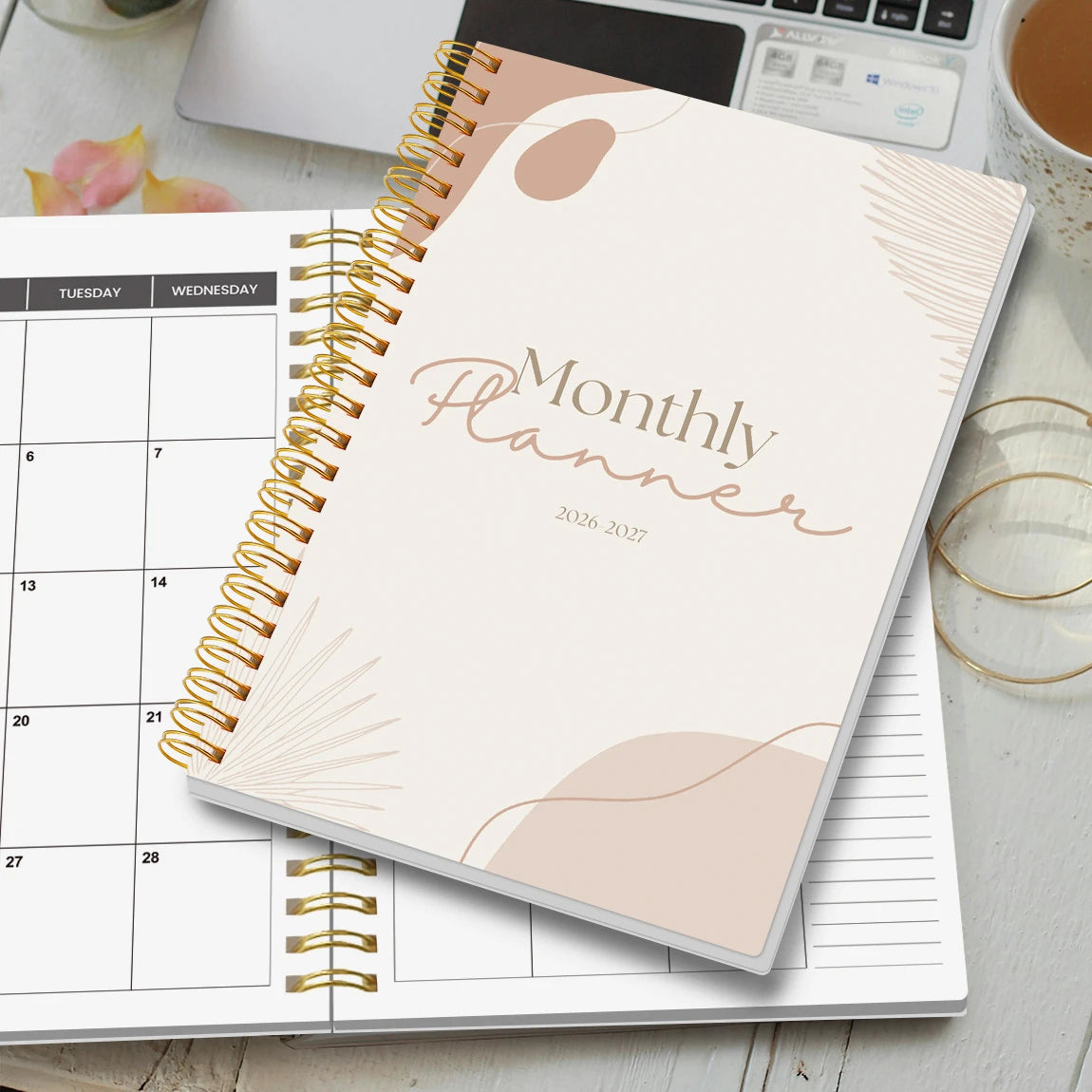 Jan 2026 to Dec 2027 A5 Weekly & Monthly Planner