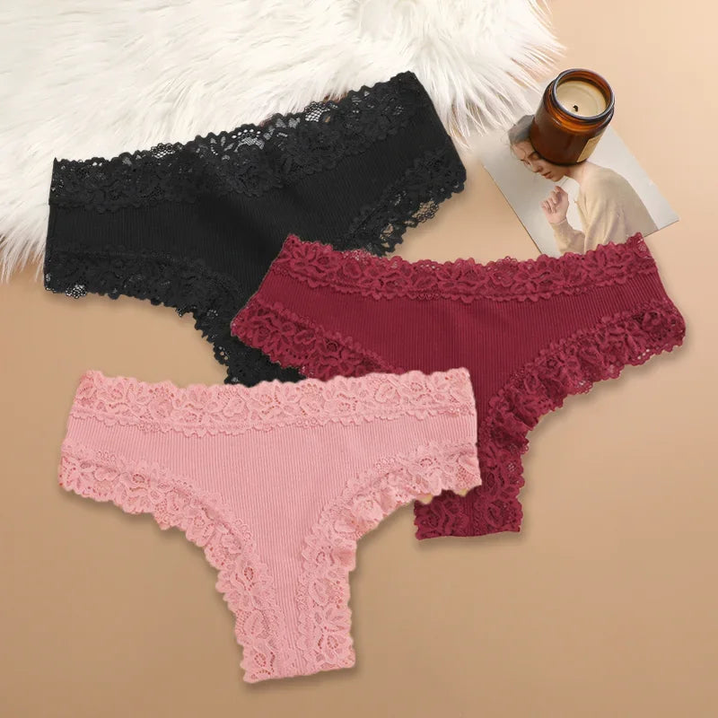 3-Piece Cotton Underwear Set