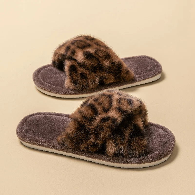 Leopard Slippers