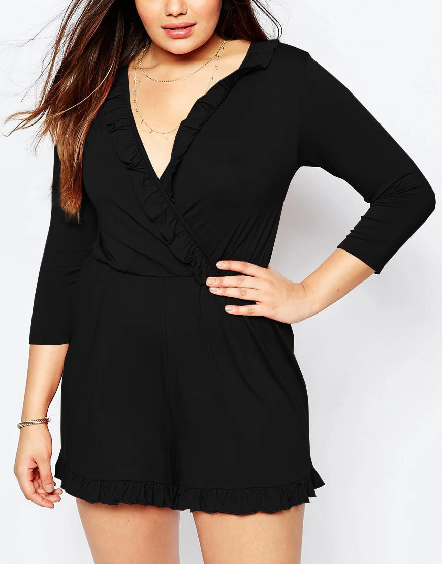 3/4 Sleeve Romper