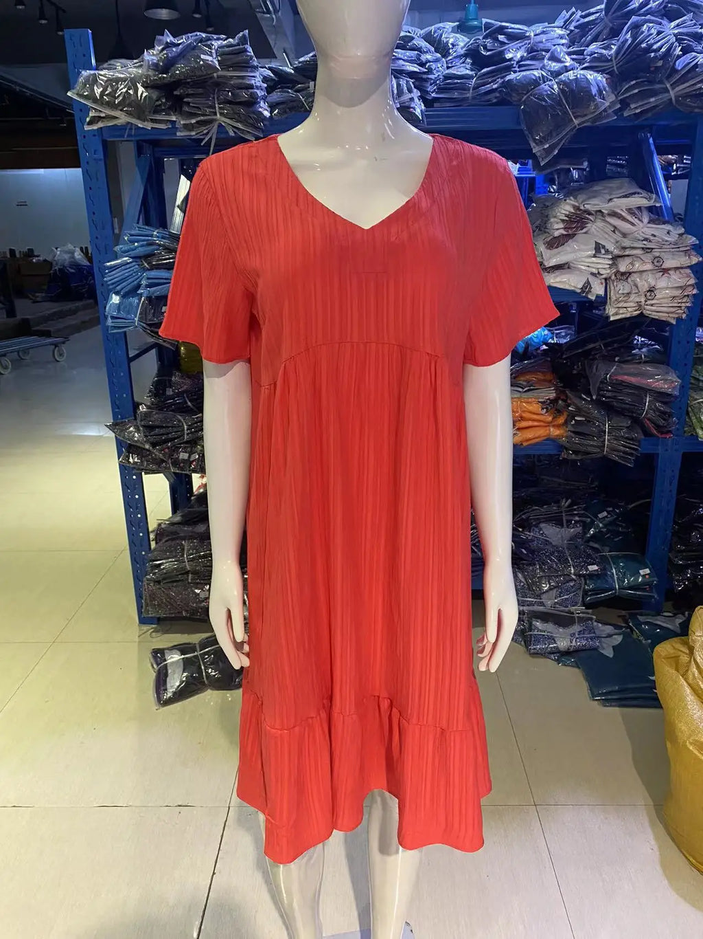 Ruffle Hem Dress